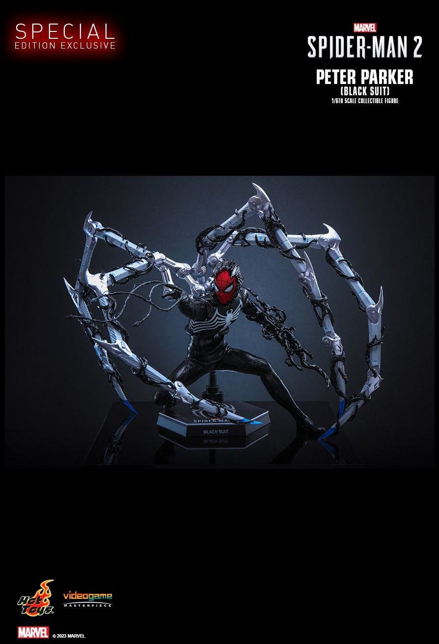 Hot Toys VGM56B - Marvel's Spider Man 2 - Peter Parker Black Suit Deluxe Version【Pre-Order】