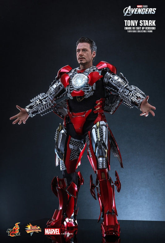 Hot Toys MMS718 - Marvel Comics - The Avengers - Tony Stark Mark VII Suit Up Version【Pre-Order】