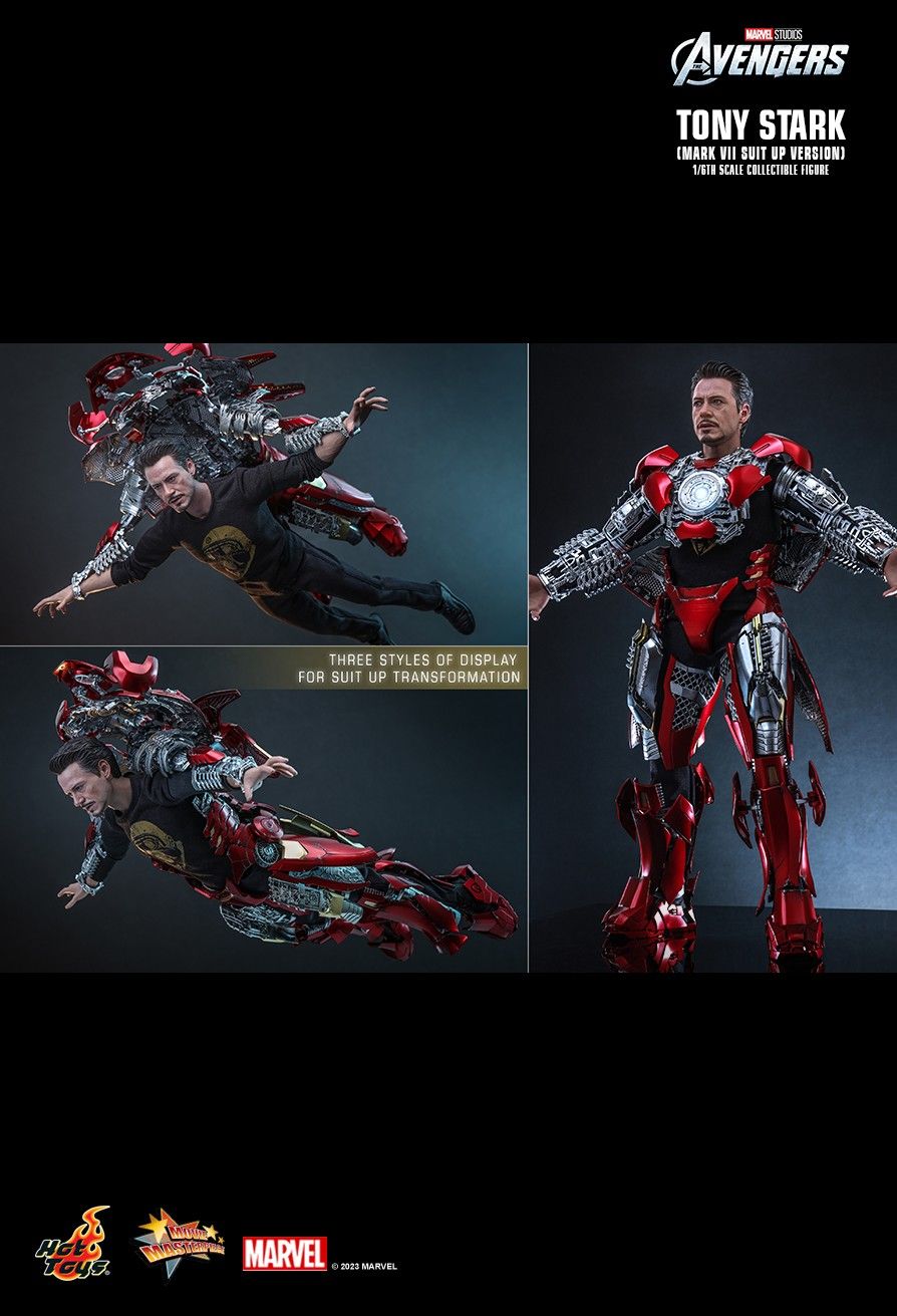 Hot Toys MMS718 - Marvel Comics - The Avengers - Tony Stark Mark VII Suit Up Version【Pre-Order】