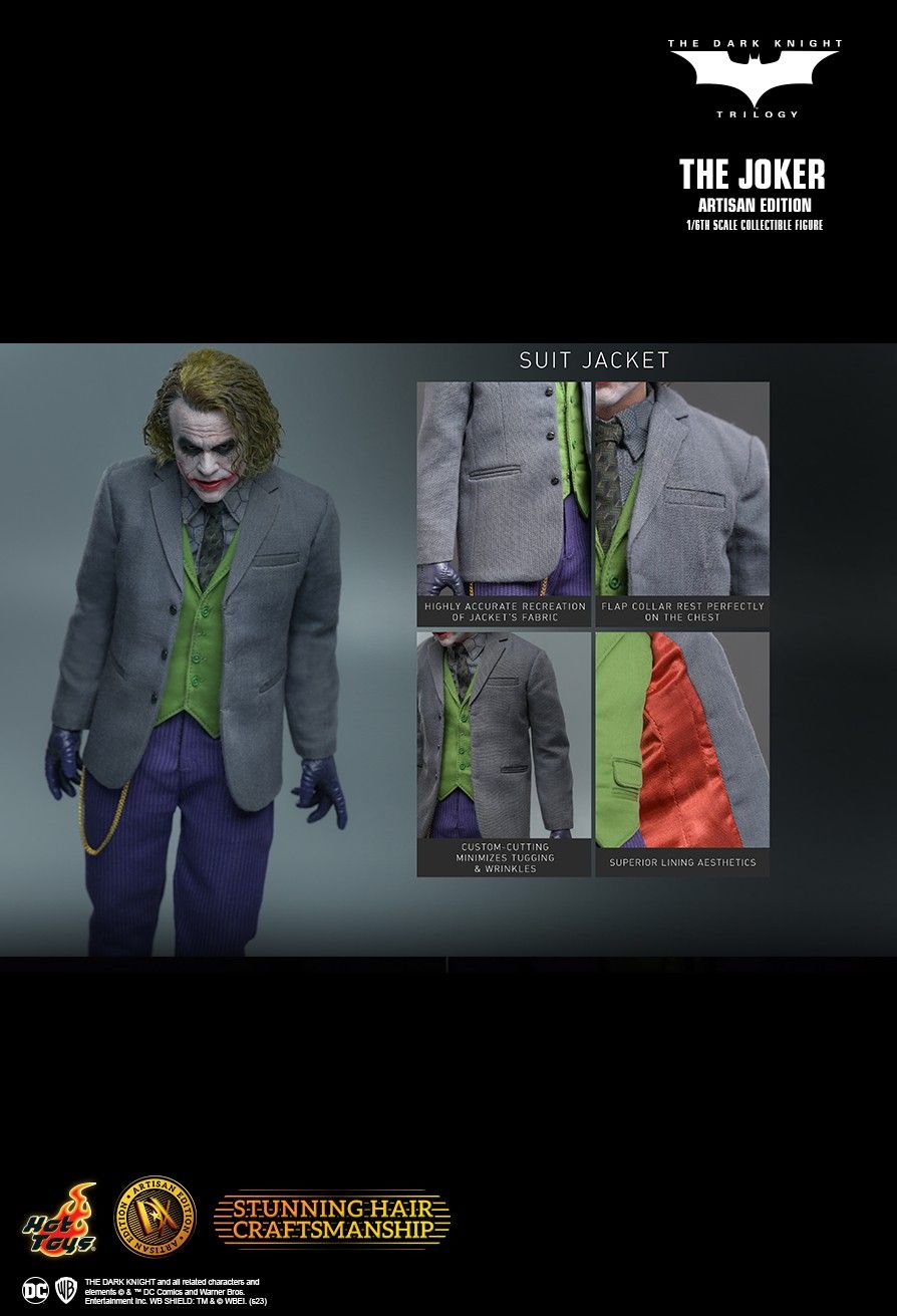 Hot Toys DX33 - DC Comics - The Dark Knight Trilogy - The Joker Deluxe Version【Pre-Order】