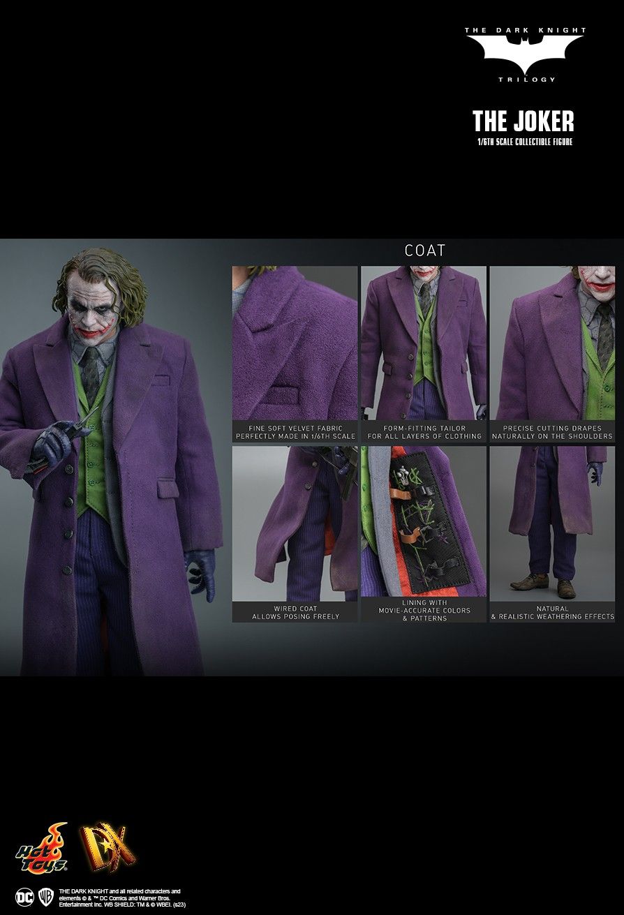 Hot Toys DX32 - DC Comics - The Dark Knight Trilogy - The Joker Standard Version【Pre-Order】