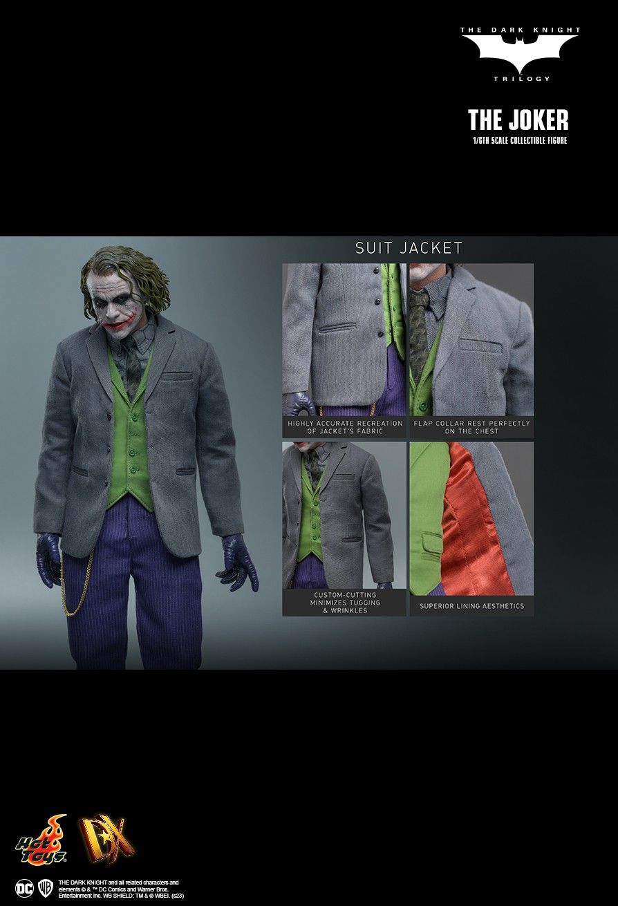 Hot Toys DX32 - DC Comics - The Dark Knight Trilogy - The Joker Standard Version【Pre-Order】