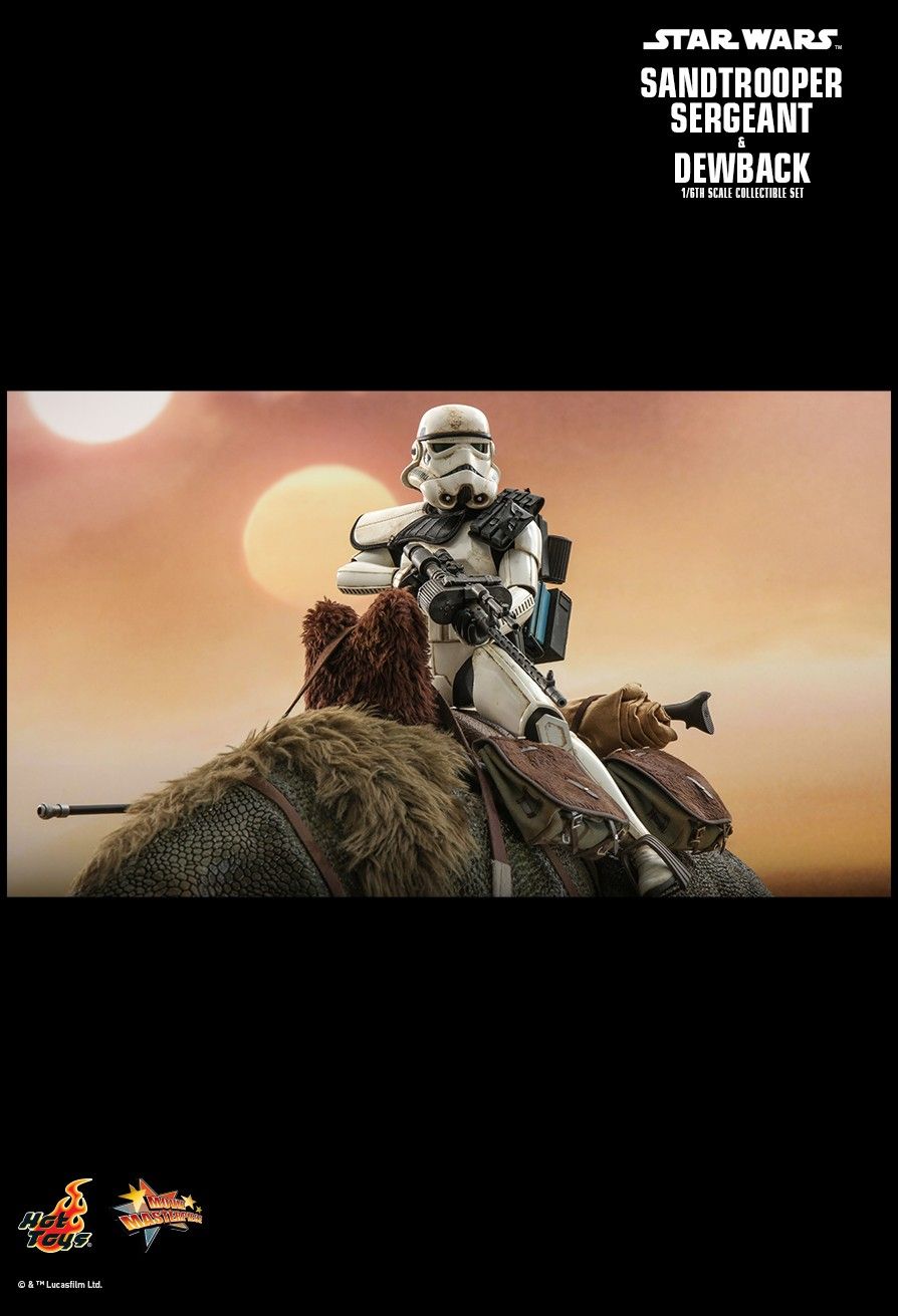 Hot Toys MMS722 - Star Wars IV : A New Hope - Sandtrooper Sergeant & Dewback【Pre-Order】