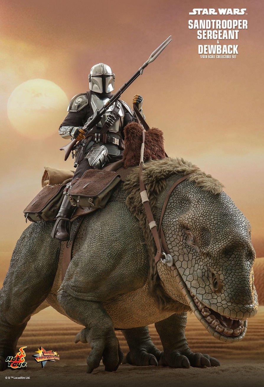 Hot Toys MMS722 - Star Wars IV : A New Hope - Sandtrooper Sergeant & Dewback【Pre-Order】