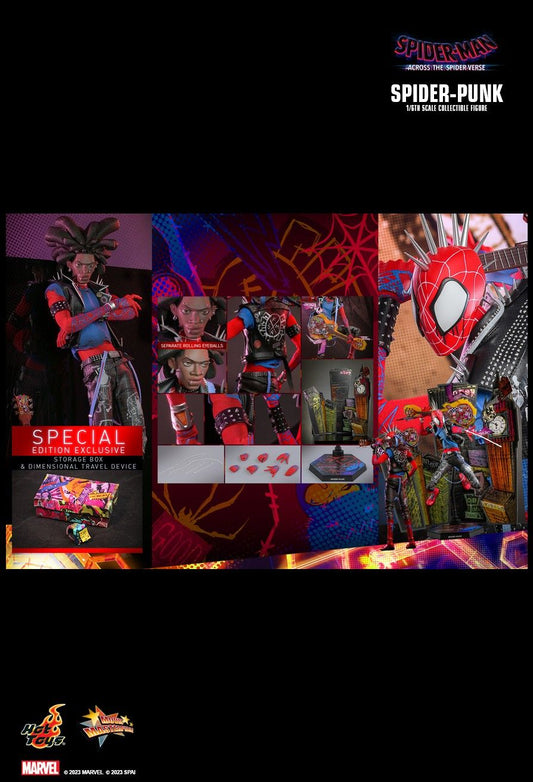 Hot Toys MMS726B - Marvel Comics - Spider-Man : Across The Spider Verse - Spider Punk Deluxe Version
