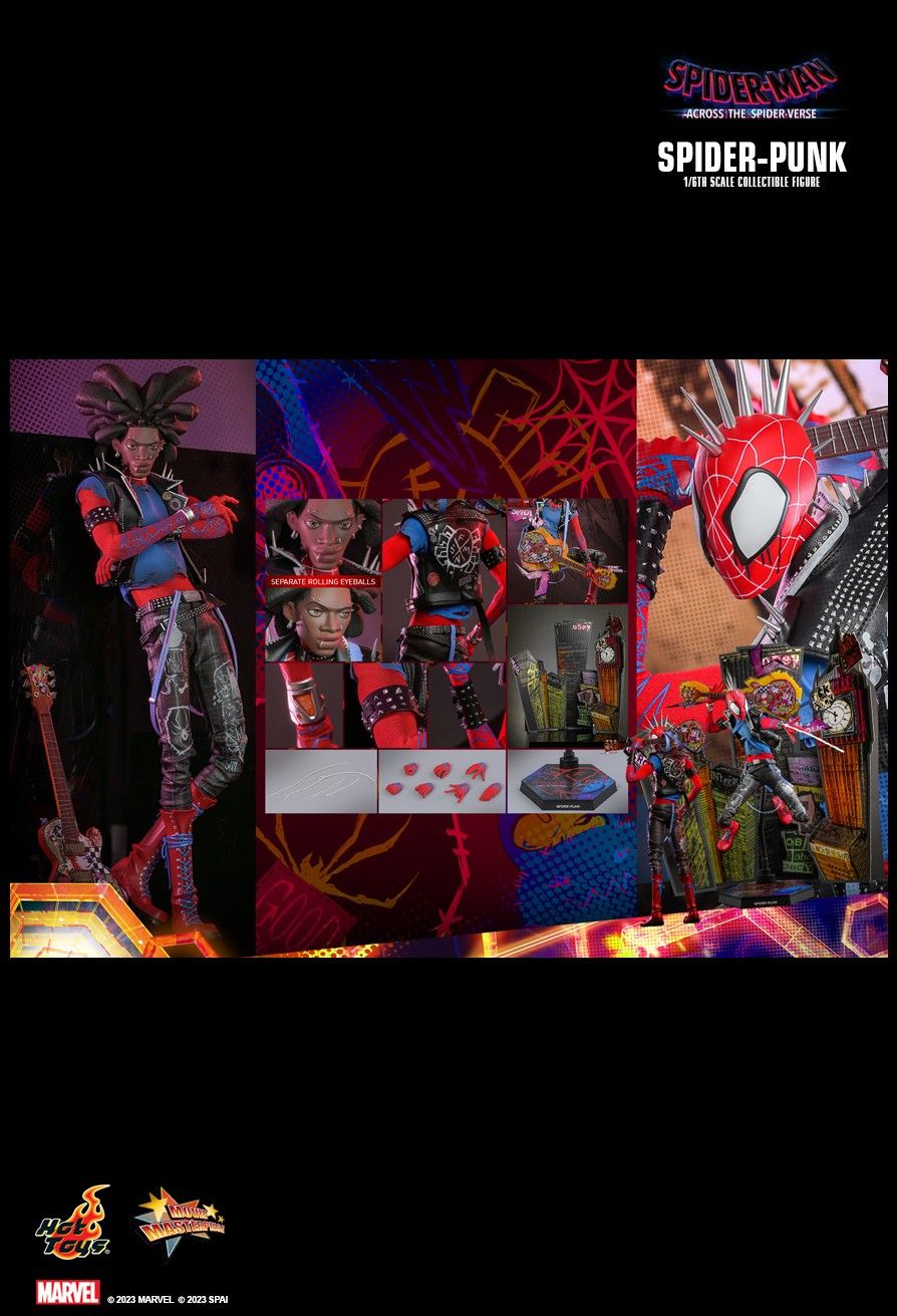 Hot Toys MMS726 - Marvel Comics - Spider-Man : Across The Spider Verse - Spider Punk Standard Version【Pre-Order】