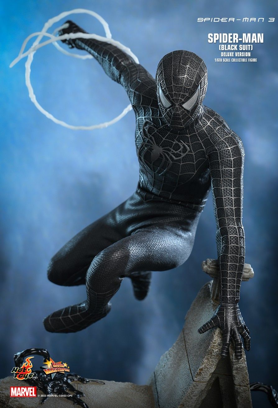 Hot Toys MMS728B - Marvel Comics - Spider Man 3 - Spider Man Black Suit Deluxe Version【Pre-Order】