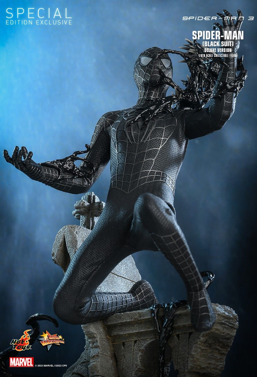 Hot Toys MMS728B - Marvel Comics - Spider Man 3 - Spider Man Black Suit Deluxe Version【Pre-Order】