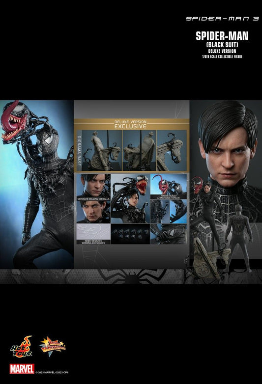 Hot Toys MMS728 - Marvel Comics - Spider Man 3 - Spider Man Black Suit Standard Version【Pre-Order】