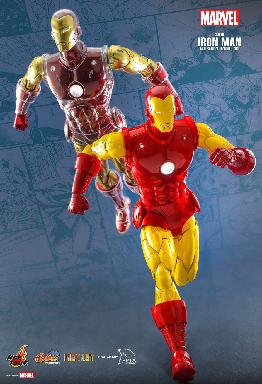 Hot Toys CMS014D57 - Marvel Comics - Classic Iron Man Standard Version