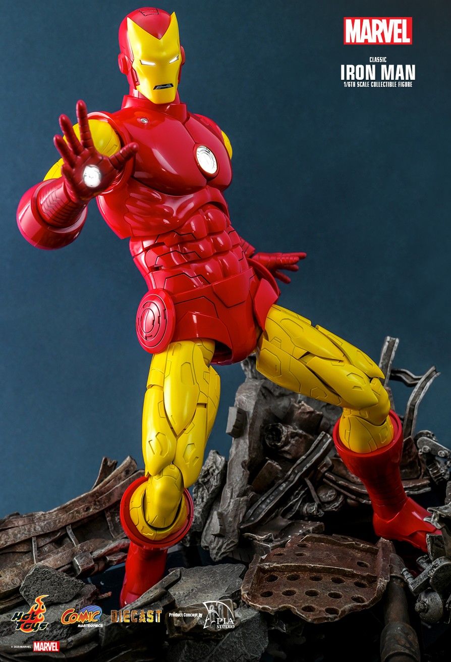 Hot Toys CMS014D57 - Marvel Comics - Classic Iron Man Standard Version