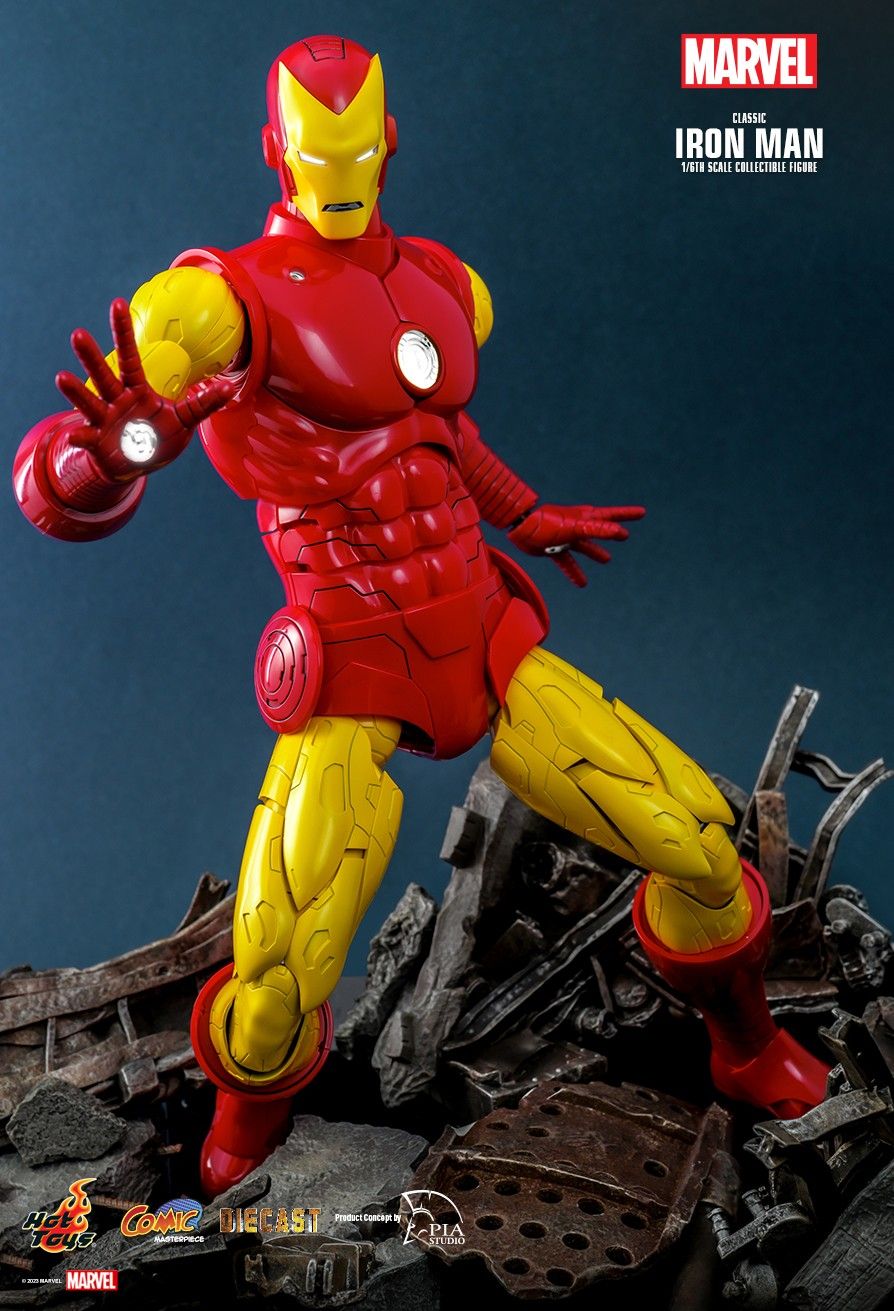 Hot Toys CMS014D57 - Marvel Comics - Classic Iron Man Standard Version