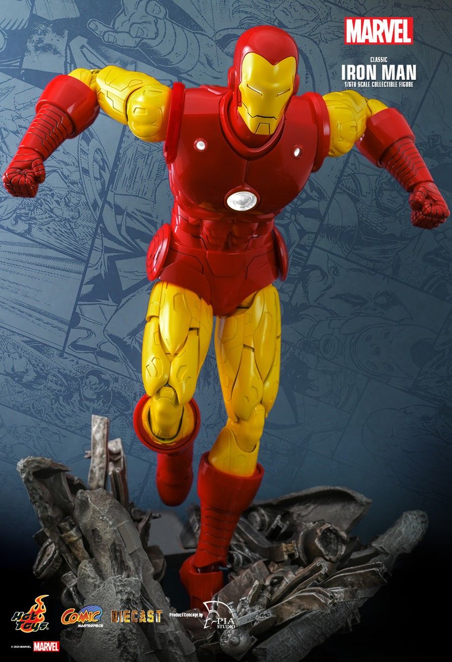 Hot Toys CMS014D57 - Marvel Comics - Classic Iron Man Standard Version