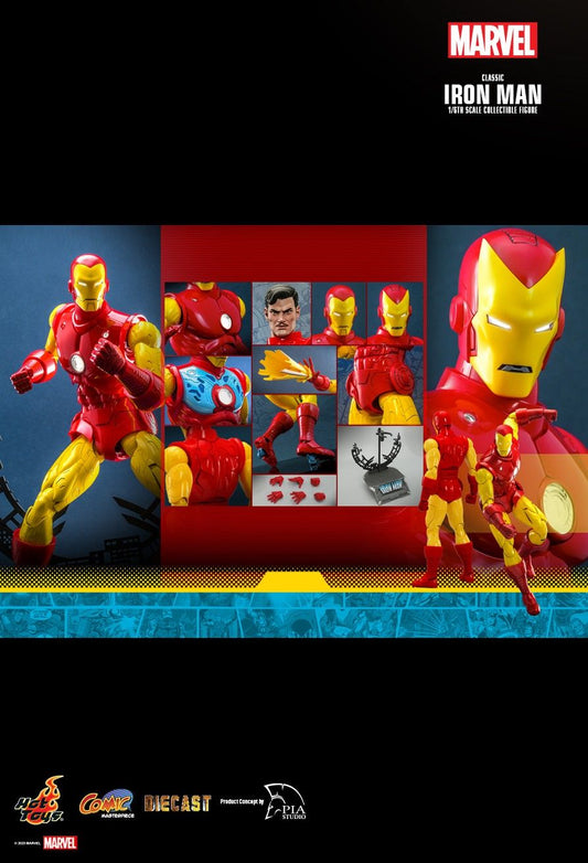 Hot Toys CMS014D57 - Marvel Comics - Classic Iron Man Standard Version