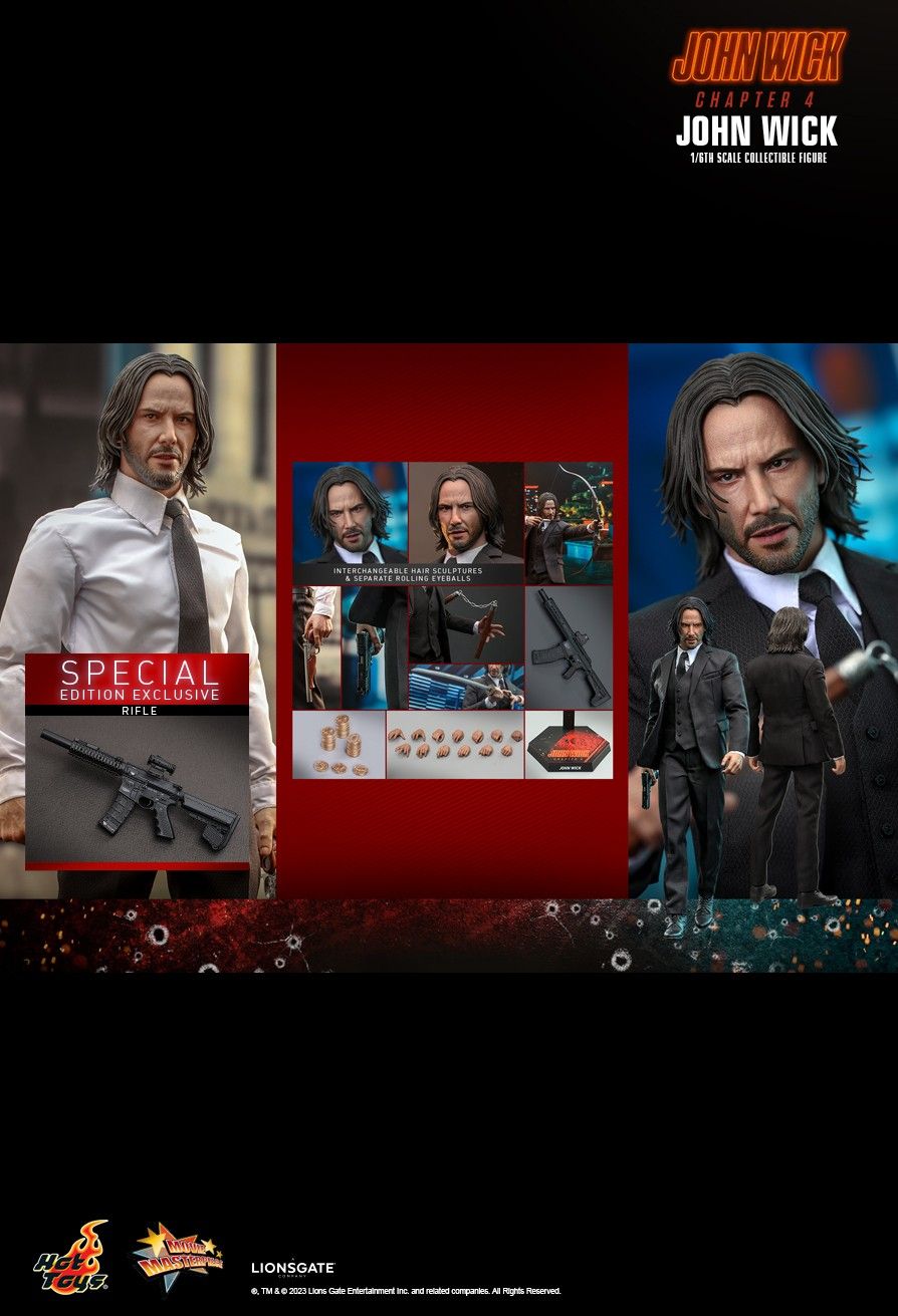 Hot Toys MMS729B - John Wick : Chapter 4 - John Wick Deluxe Version【Pre-Order】