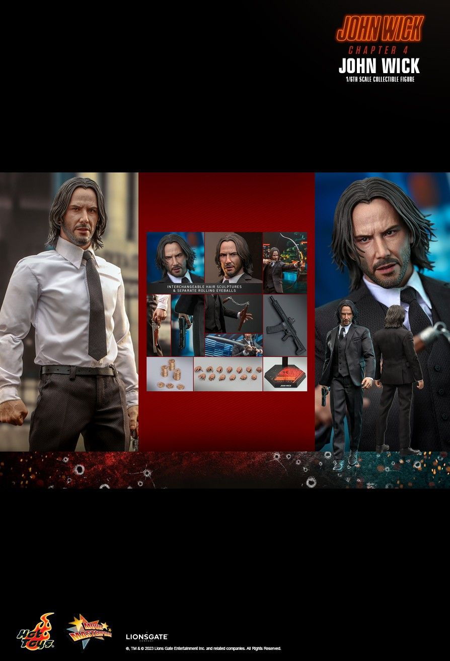 Hot Toys MMS729 - John Wick : Chapter 4 - John Wick Standard Version【Pre-Order】