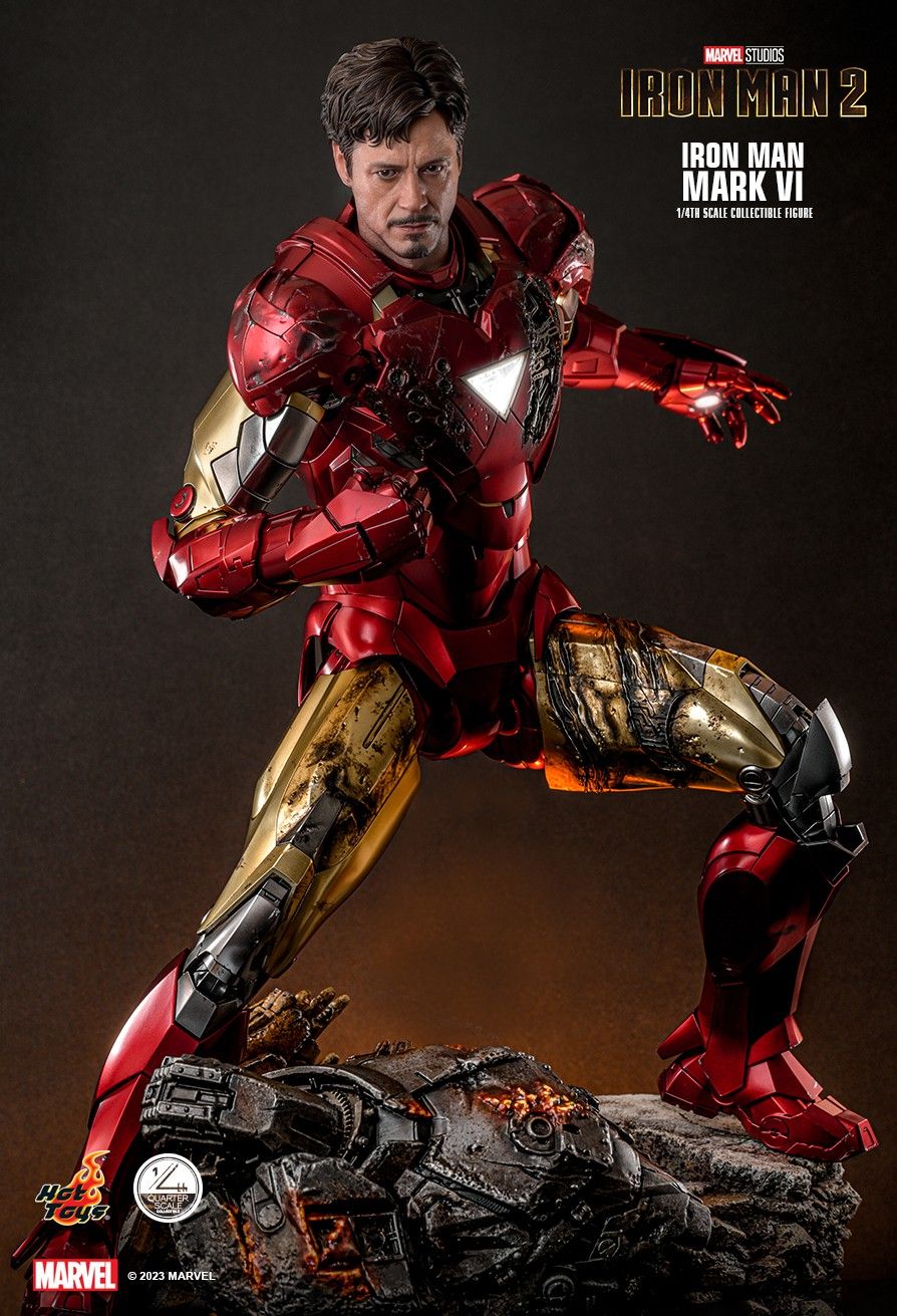 Hot Toys QS025 - Iron Man 2 - Iron Man Mark VI【Pre-Order】