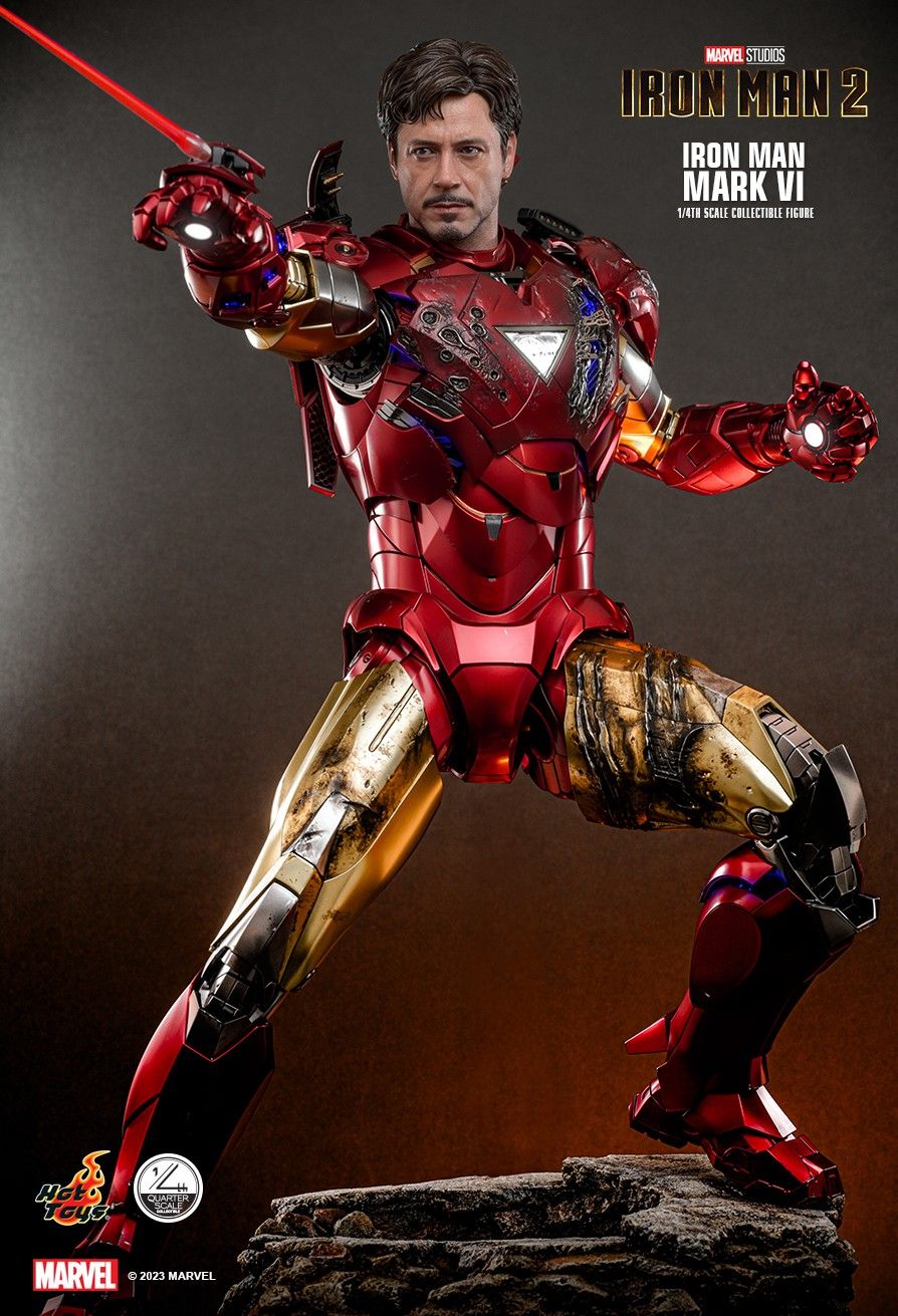 Hot Toys QS025 - Iron Man 2 - Iron Man Mark VI【Pre-Order】