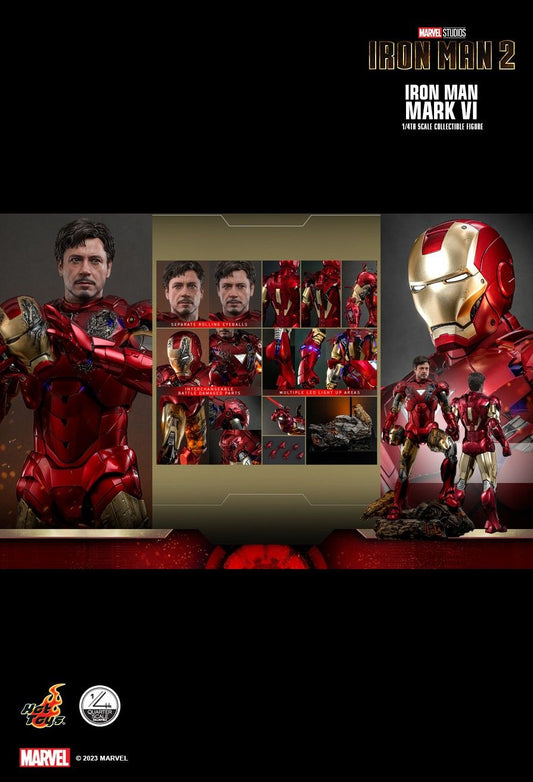 Hot Toys QS025 - Iron Man 2 - Iron Man Mark VI【Pre-Order】