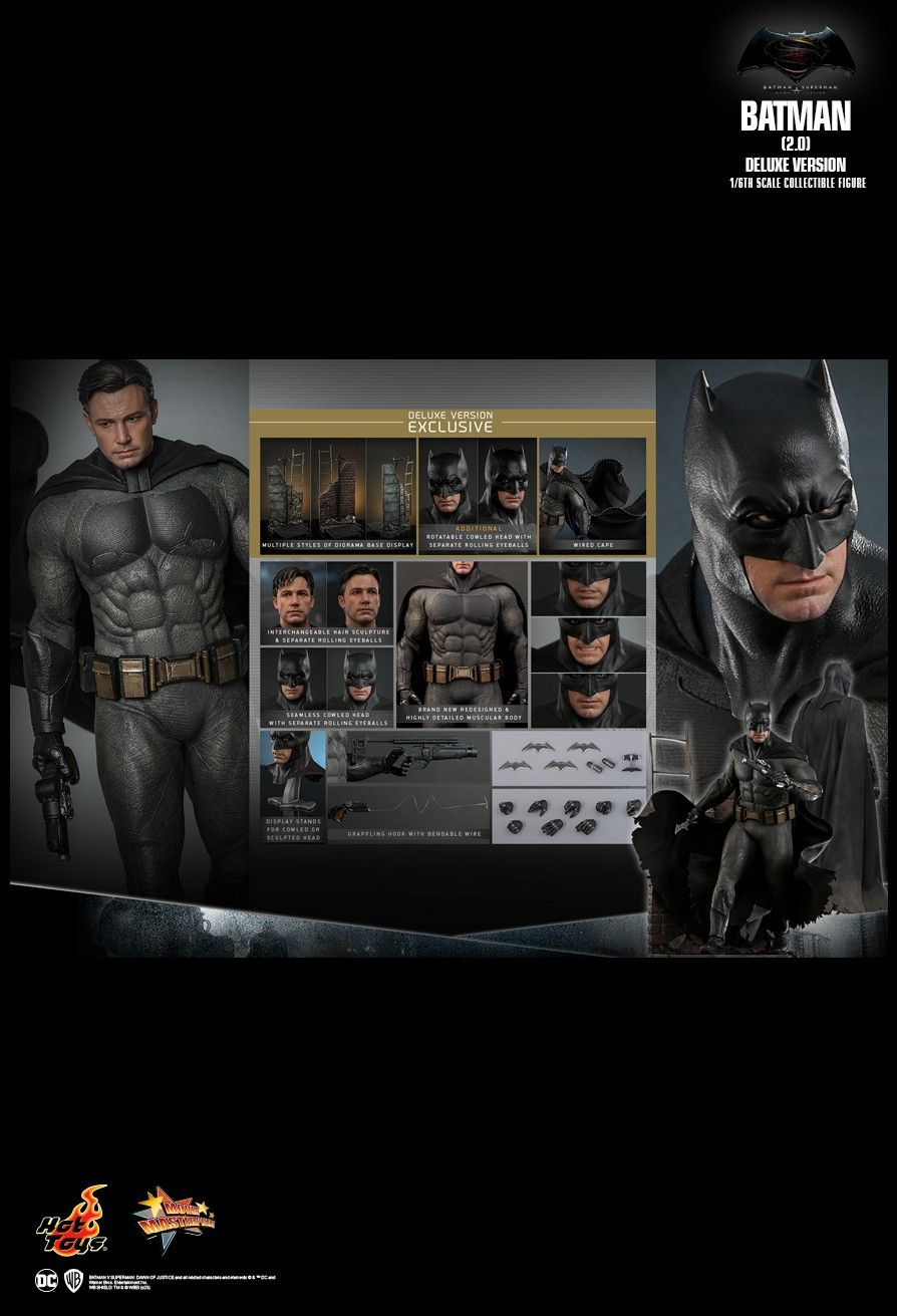 Hot Toys MMS732 - DC Comics - Batman Vs Superman : Dawn Of Justice - Batman Deluxe Version 【Pre-Order】