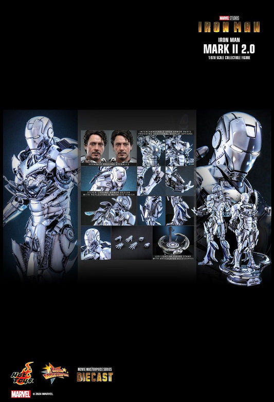 Hot Toys MMS733D59 - Marvel Comics - Iron Man - Iron Man Mark II 2.0