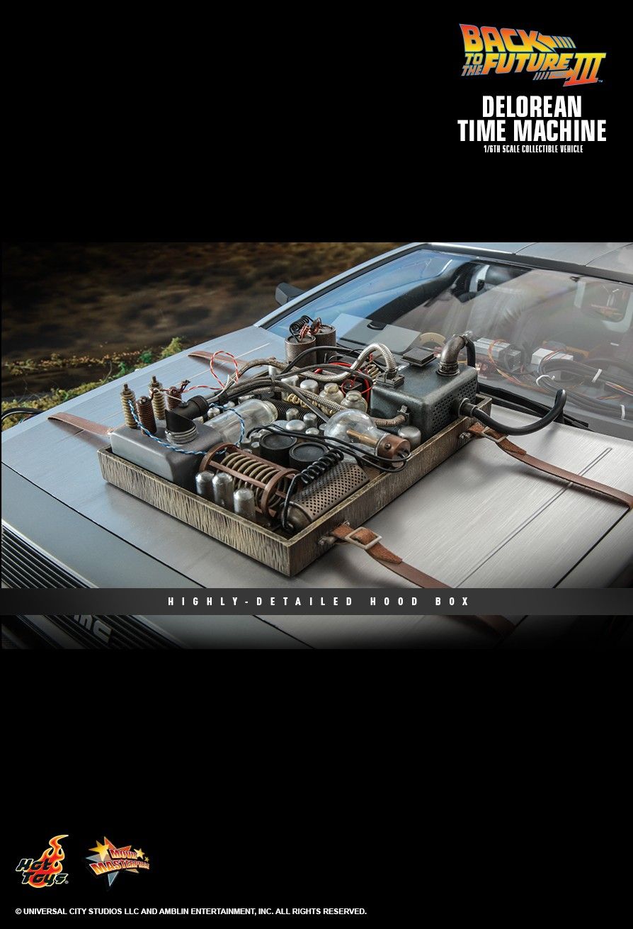 Hot Toys MMS738 - Back To The Future III - Delorean Time Machine【Pre-Order】