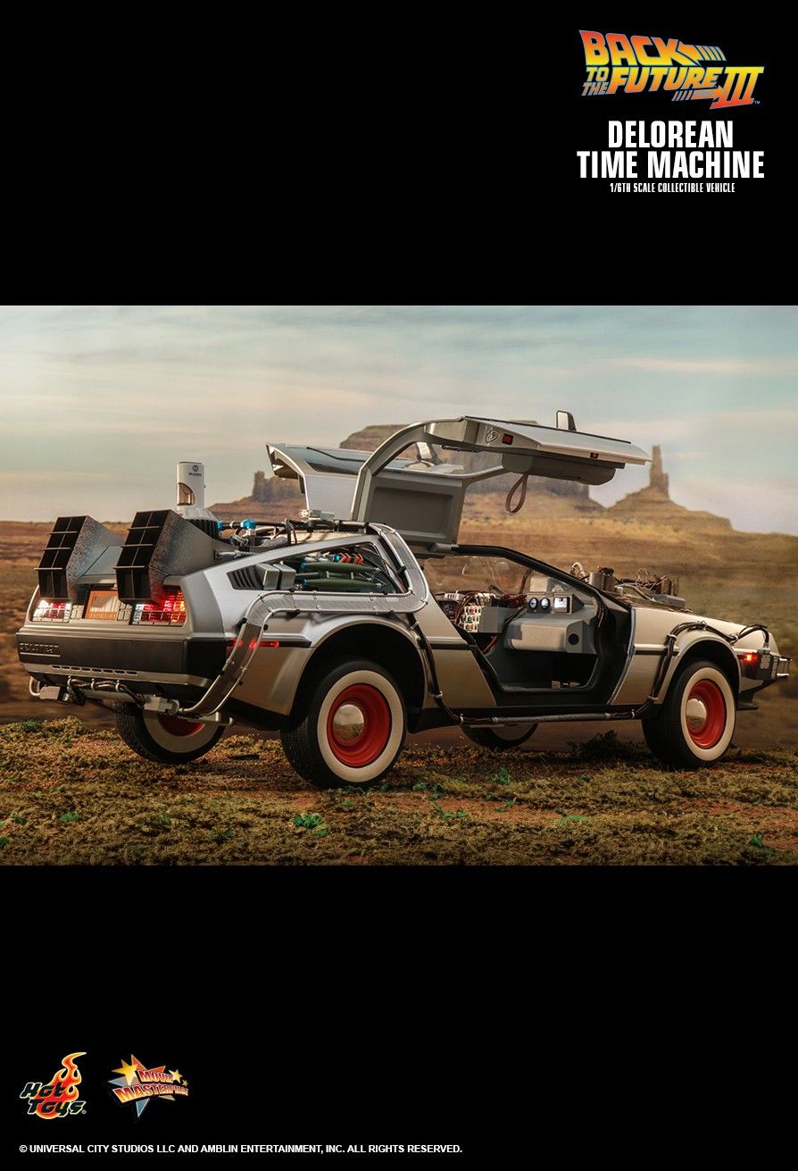 Hot Toys MMS738 - Back To The Future III - Delorean Time Machine【Pre-Order】