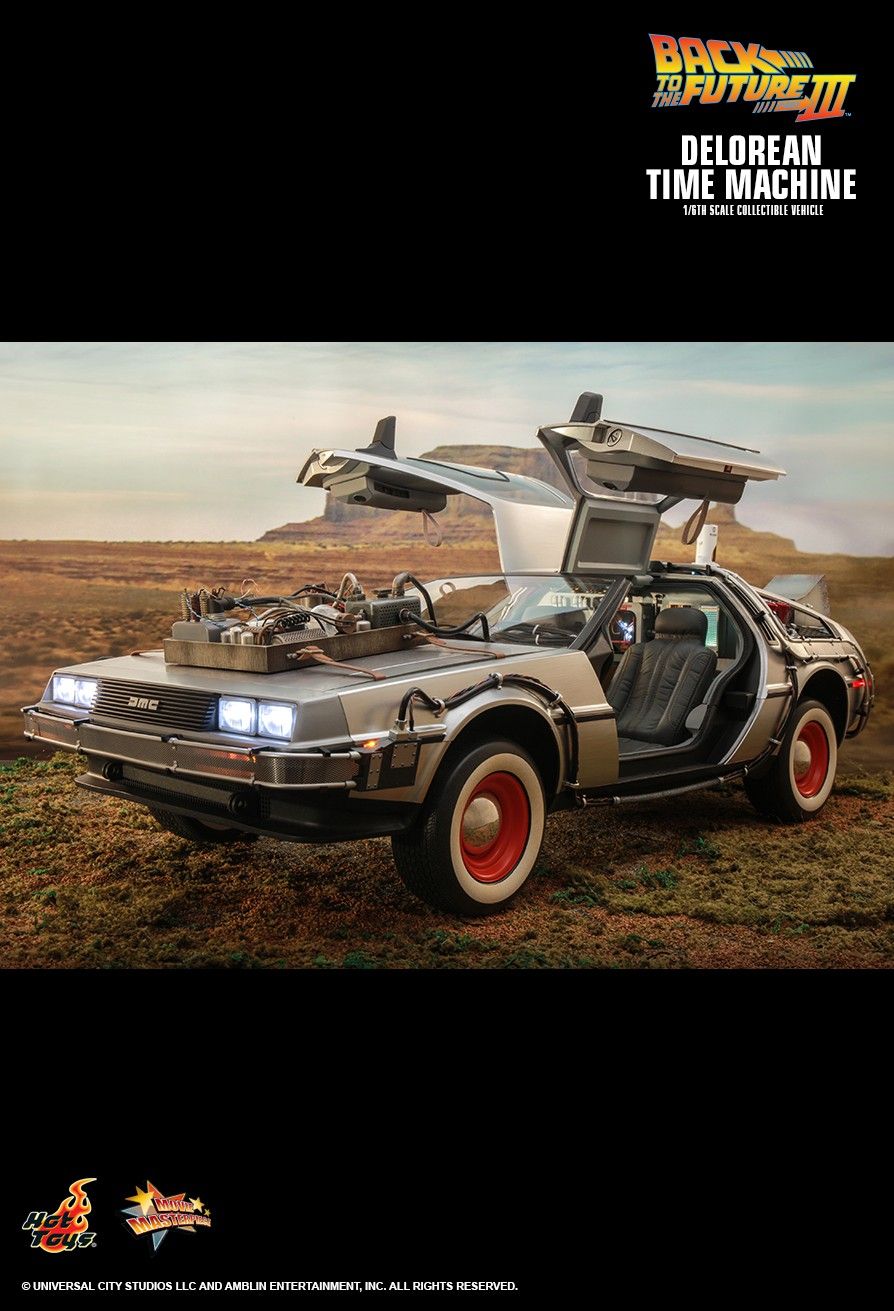 Hot Toys MMS738 - Back To The Future III - Delorean Time Machine【Pre-Order】