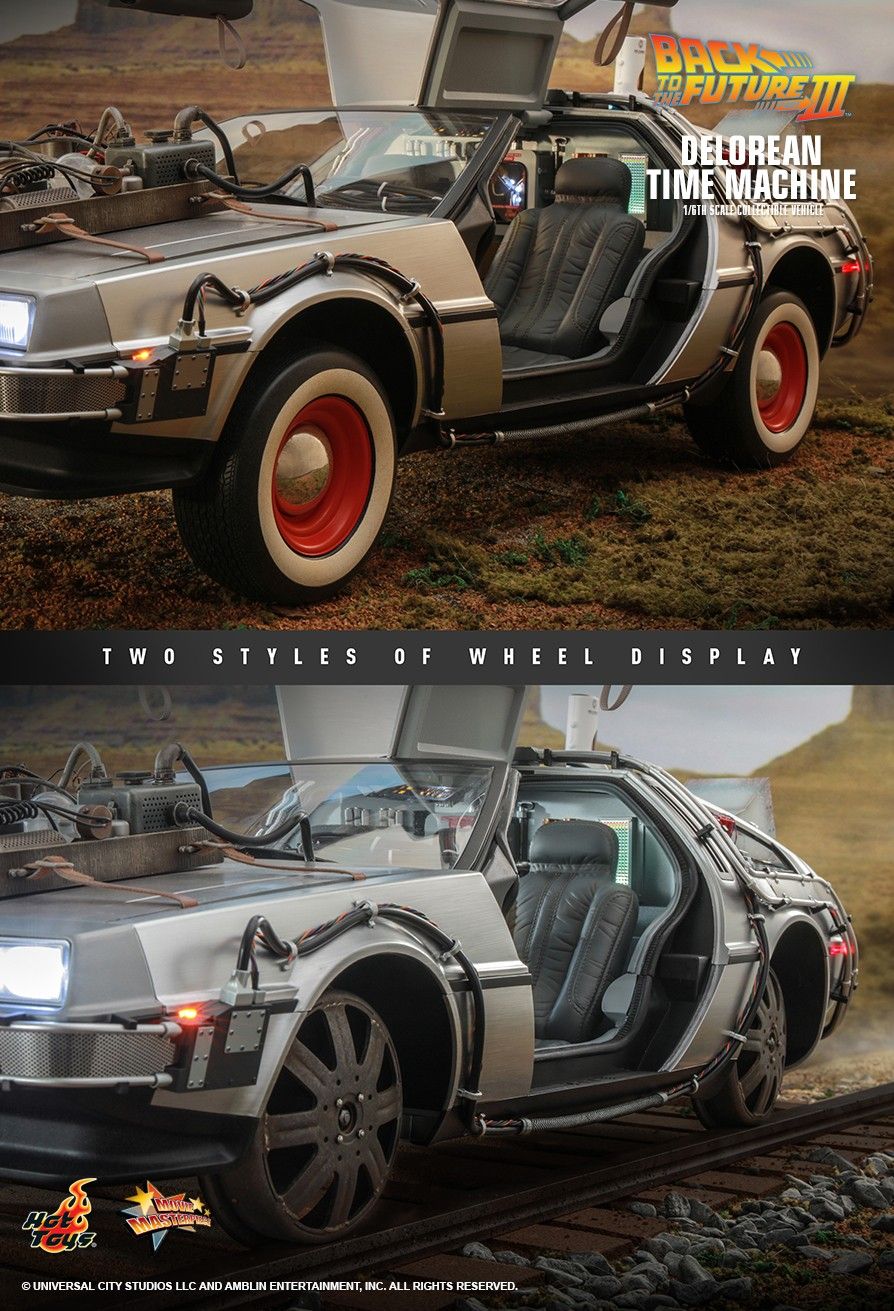 Hot Toys MMS738 - Back To The Future III - Delorean Time Machine【Pre-Order】