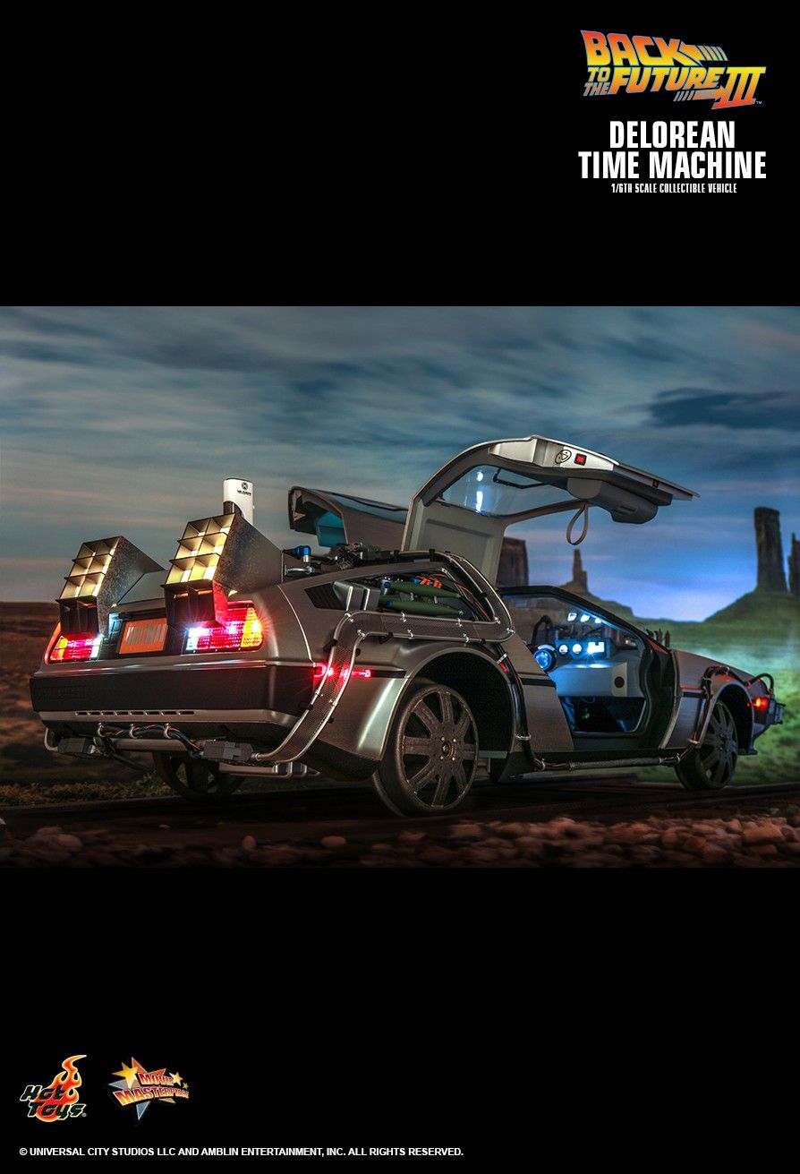 Hot Toys MMS738 - Back To The Future III - Delorean Time Machine【Pre-Order】