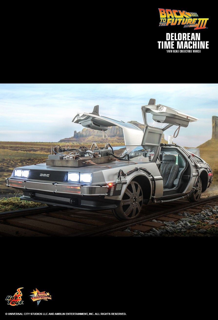 Hot Toys MMS738 - Back To The Future III - Delorean Time Machine【Pre-Order】