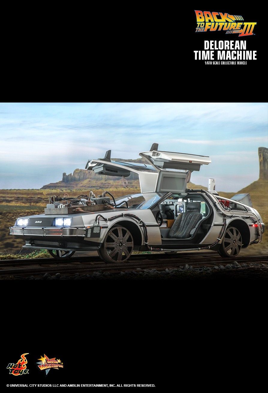 Hot Toys MMS738 - Back To The Future III - Delorean Time Machine【Pre-Order】