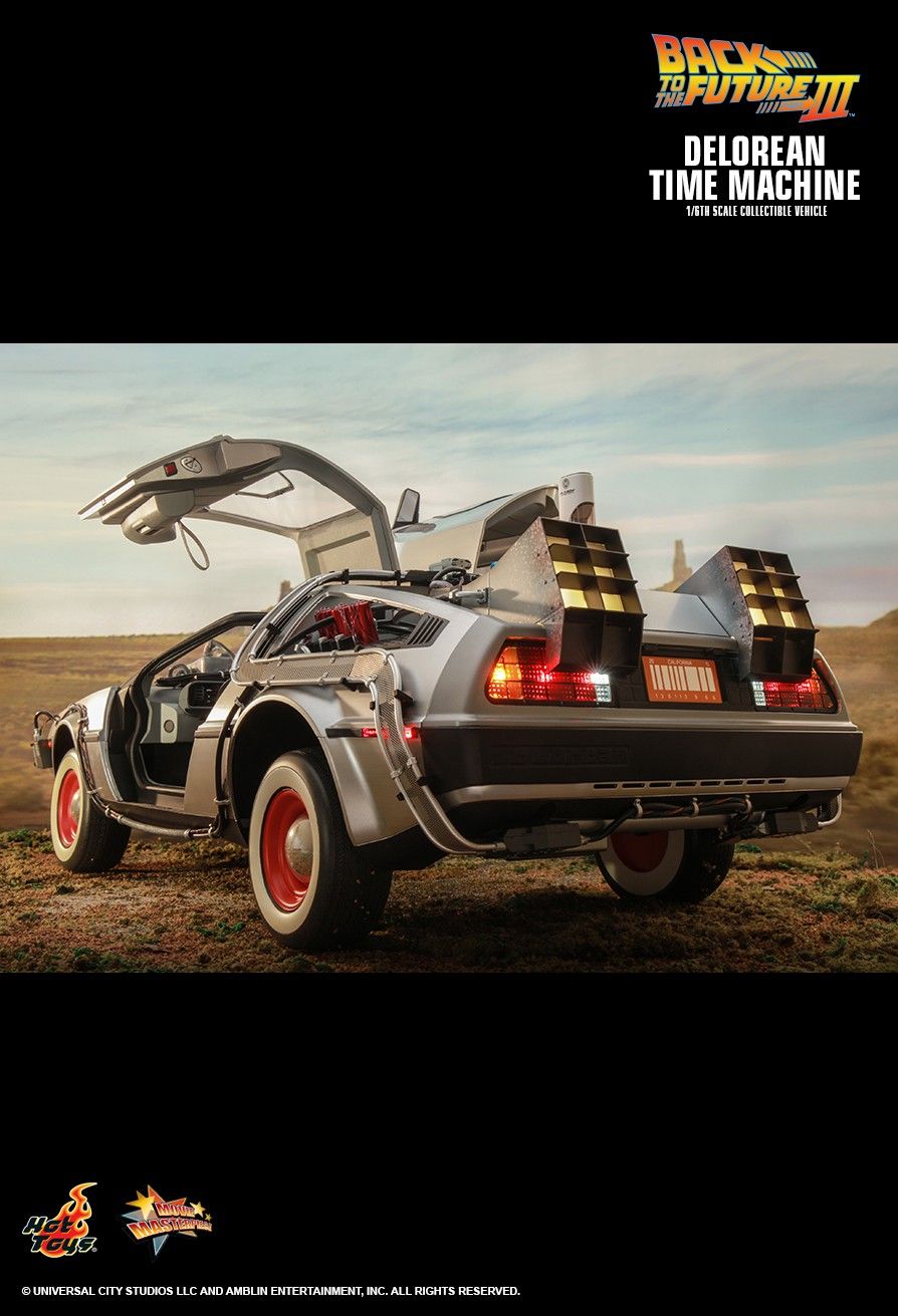 Hot Toys MMS738 - Back To The Future III - Delorean Time Machine【Pre-Order】