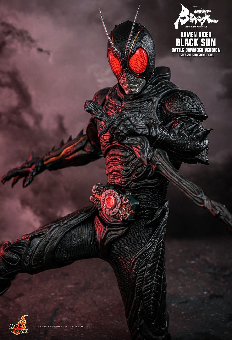 Hot Toys TMS115 - Kamen Rider Black Sun - Black Sun Battle Damaged Version