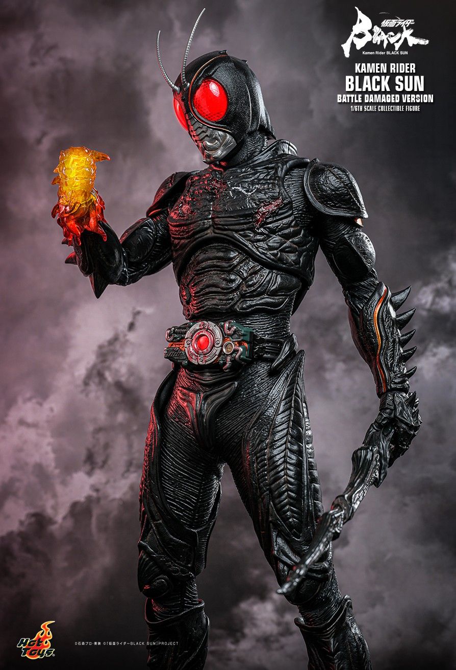 Hot Toys TMS115 - Kamen Rider Black Sun - Black Sun Battle Damaged Version