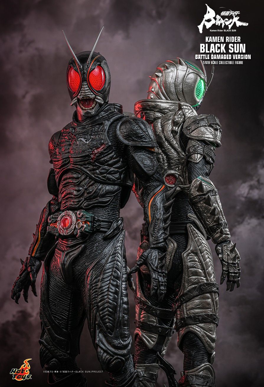 Hot Toys TMS115 - Kamen Rider Black Sun - Black Sun Battle Damaged Version