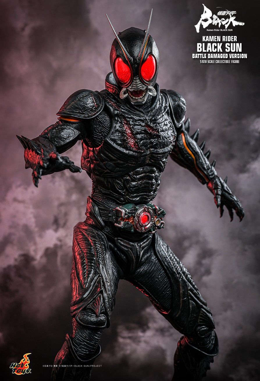 Hot Toys TMS115 - Kamen Rider Black Sun - Black Sun Battle Damaged Version