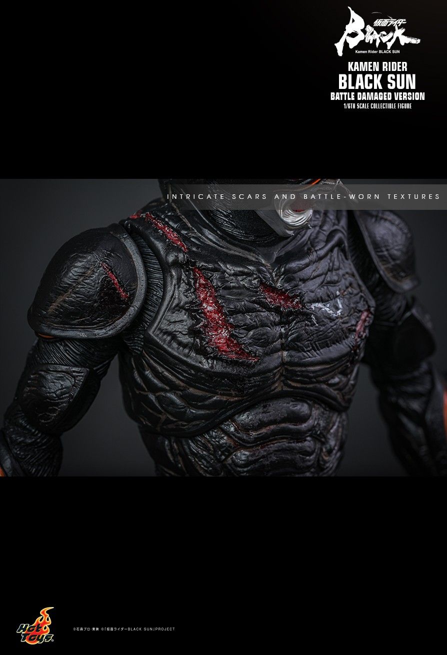 Hot Toys TMS115 - Kamen Rider Black Sun - Black Sun Battle Damaged Version