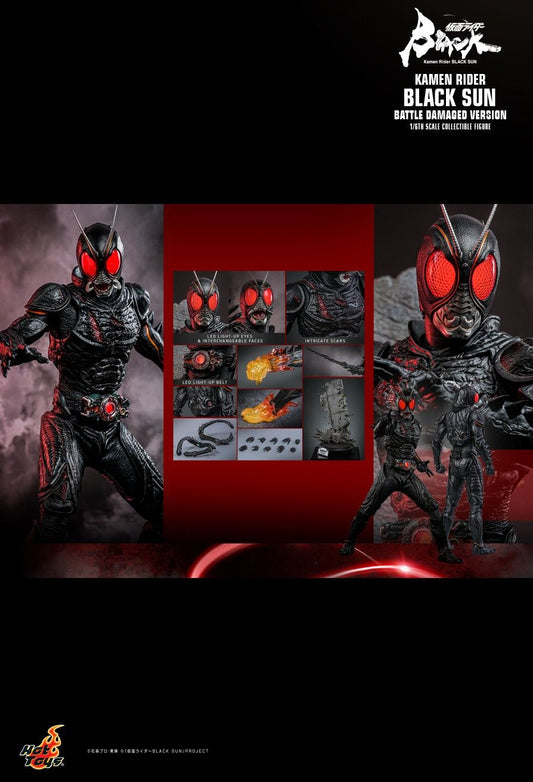 Hot Toys TMS115 - Kamen Rider Black Sun - Black Sun Battle Damaged Version