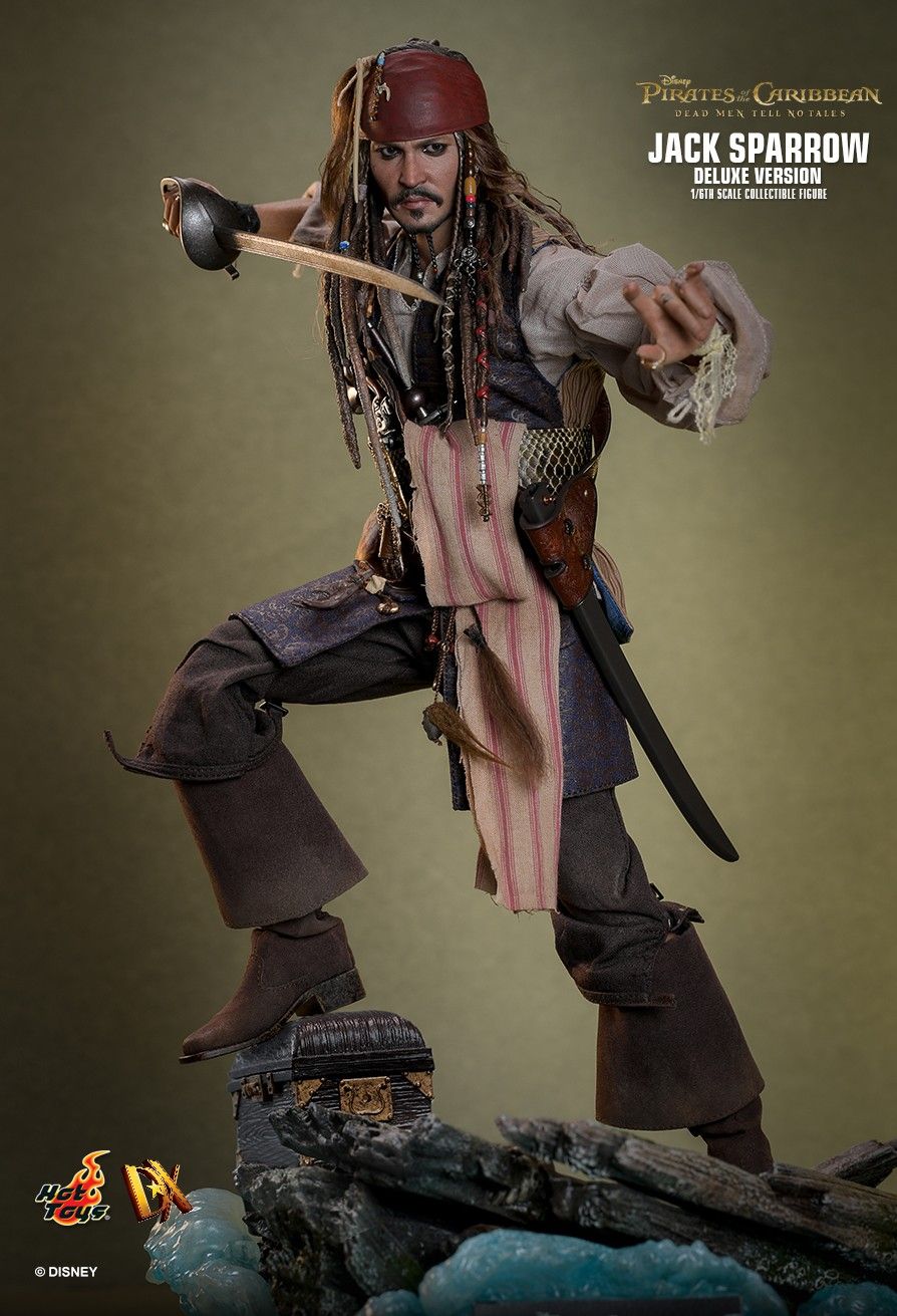 Hot Toys DX38 - Pirates Of The Caribbean : Dead Men Tell No Tales - Jack Sparrow Deluxe Version【Pre-Order】