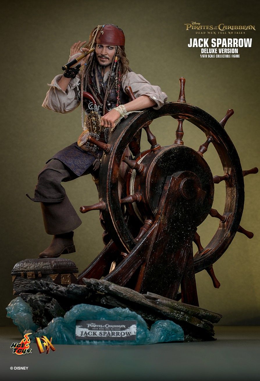 Hot Toys DX38 - Pirates Of The Caribbean : Dead Men Tell No Tales - Jack Sparrow Deluxe Version【Pre-Order】