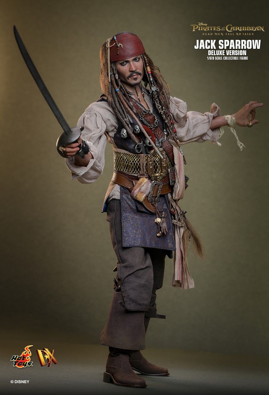 Hot Toys DX38 - Pirates Of The Caribbean : Dead Men Tell No Tales - Jack Sparrow Deluxe Version【Pre-Order】