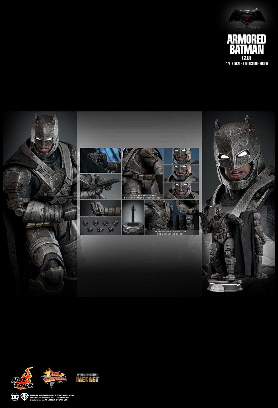 Hot Toys MMS742D62 - DC Comics - Batman Vs Superman : Dawn Of Justice - Armored Batman 【Pre-Order】