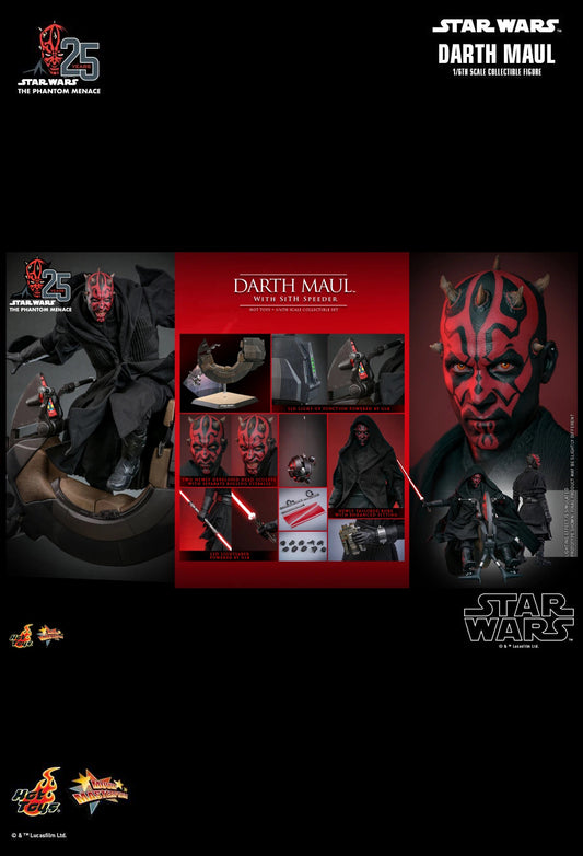 Hot Toys MMS749 - Star Wars : The Phantom Menace - Darth Maul & Sith Speeder【Pre-Order】