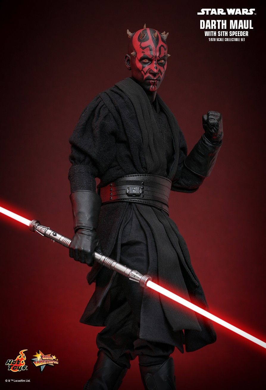 Hot Toys MMS749B - Star Wars : The Phantom Menace - Darth Maul & Sith Speeder【Pre-Order】