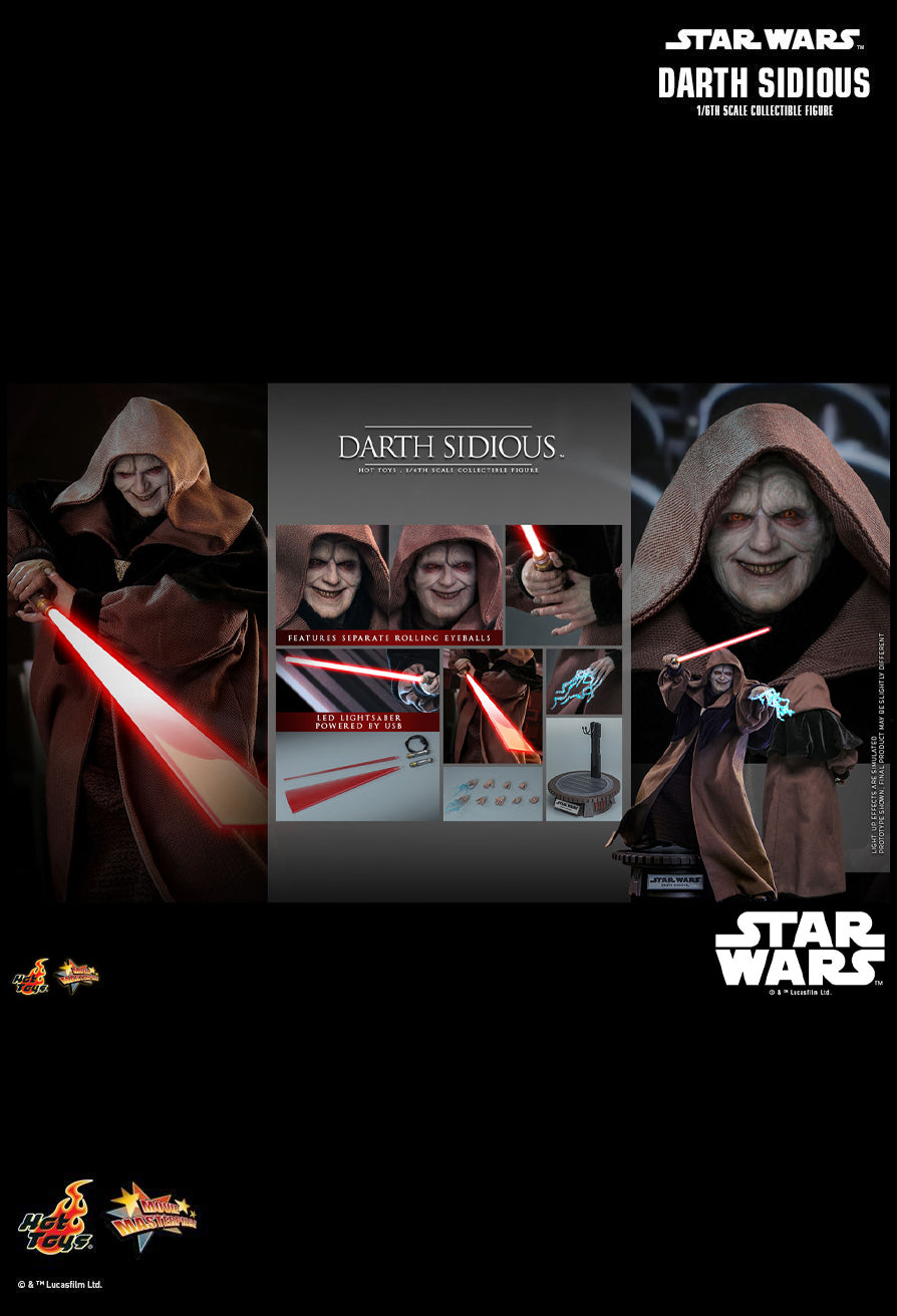 Hot Toys MMS745 - Star Wars : Revenge Of The Sith - Darth Sidious【Pre-Order】