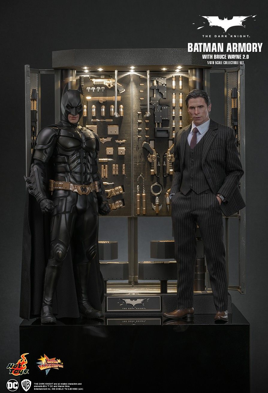 Hot Toys MMS750 - DC Comics - Batman : The Dark Knight - Batman Armory & Bruce Wayne【Pre-Order】