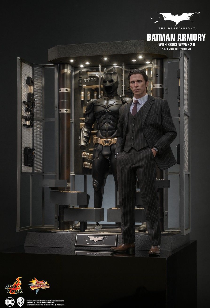 Hot Toys MMS750 - DC Comics - Batman : The Dark Knight - Batman Armory & Bruce Wayne【Pre-Order】