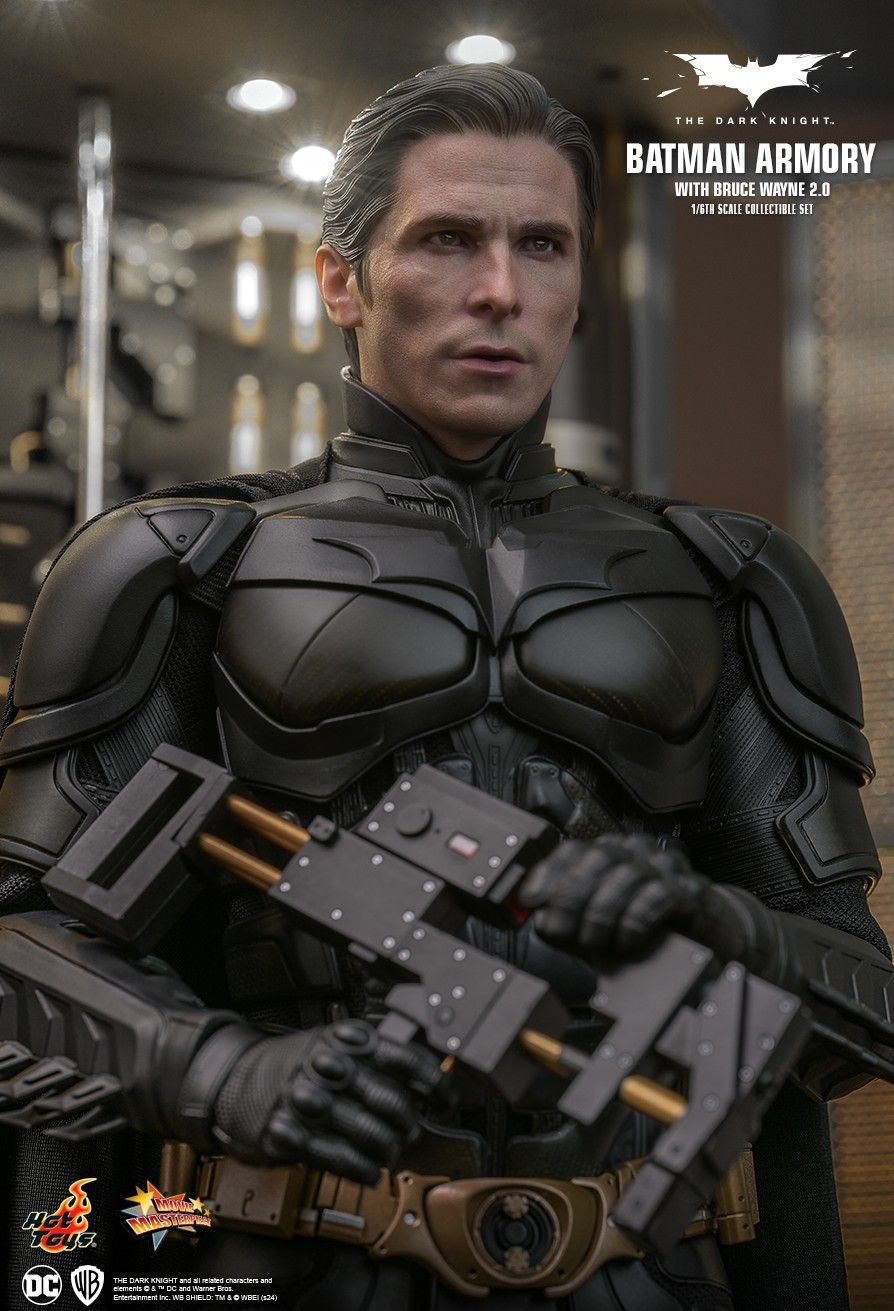 Hot Toys MMS750 - DC Comics - Batman : The Dark Knight - Batman Armory & Bruce Wayne【Pre-Order】