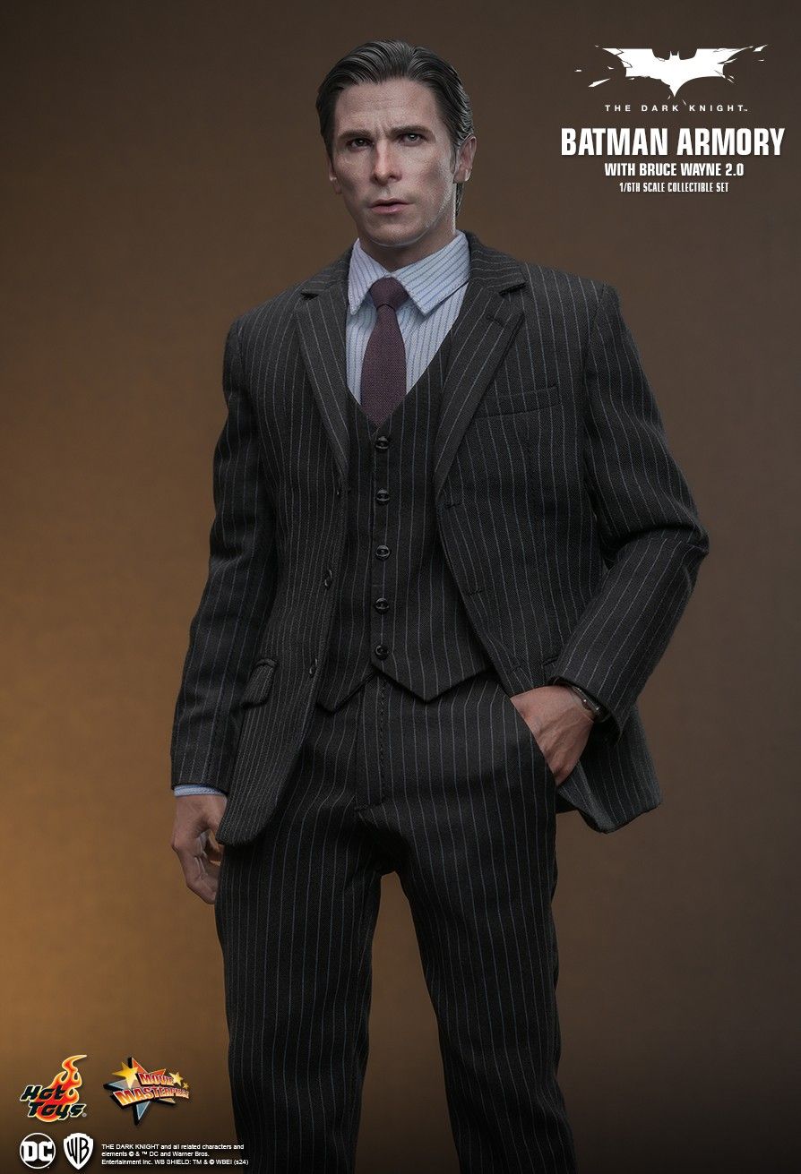 Hot Toys MMS750 - DC Comics - Batman : The Dark Knight - Batman Armory & Bruce Wayne【Pre-Order】